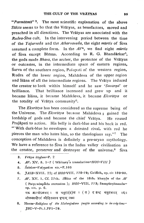 Vratyas in Ancient India